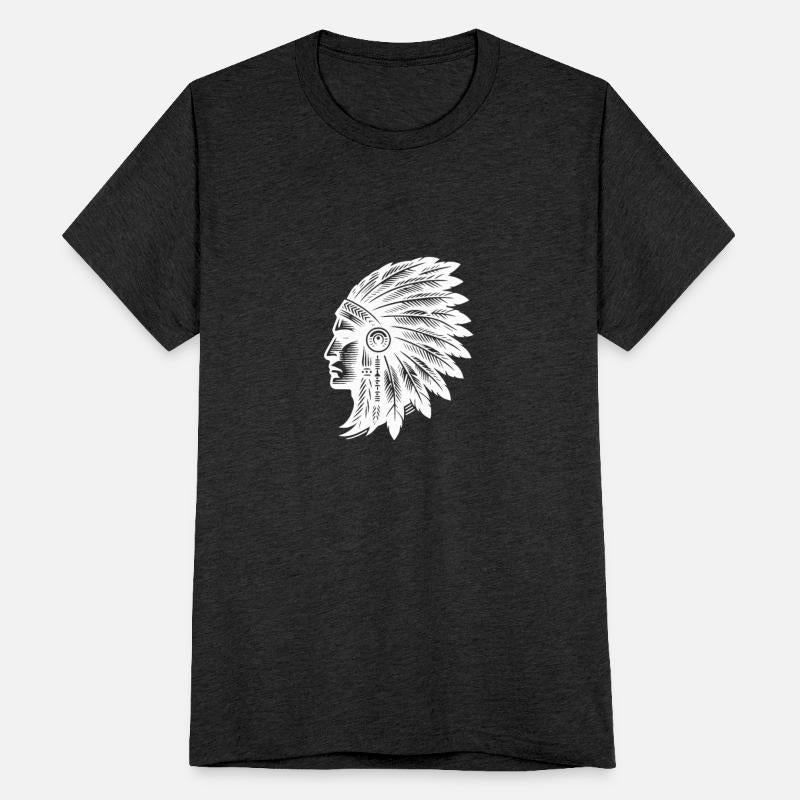 Experienced Warrior Wears feather adornment