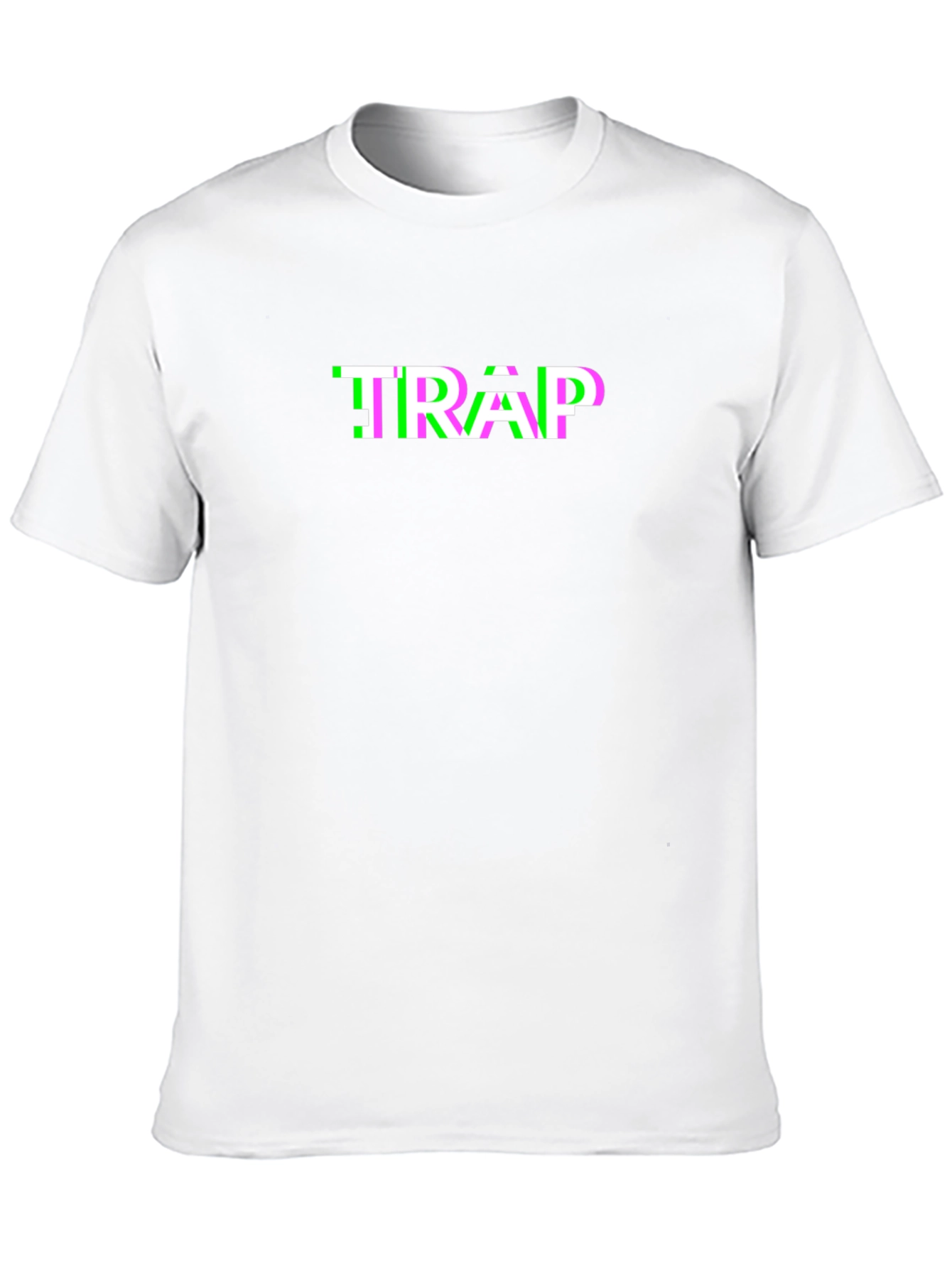 Glitch Trap Graphic Tee - Black