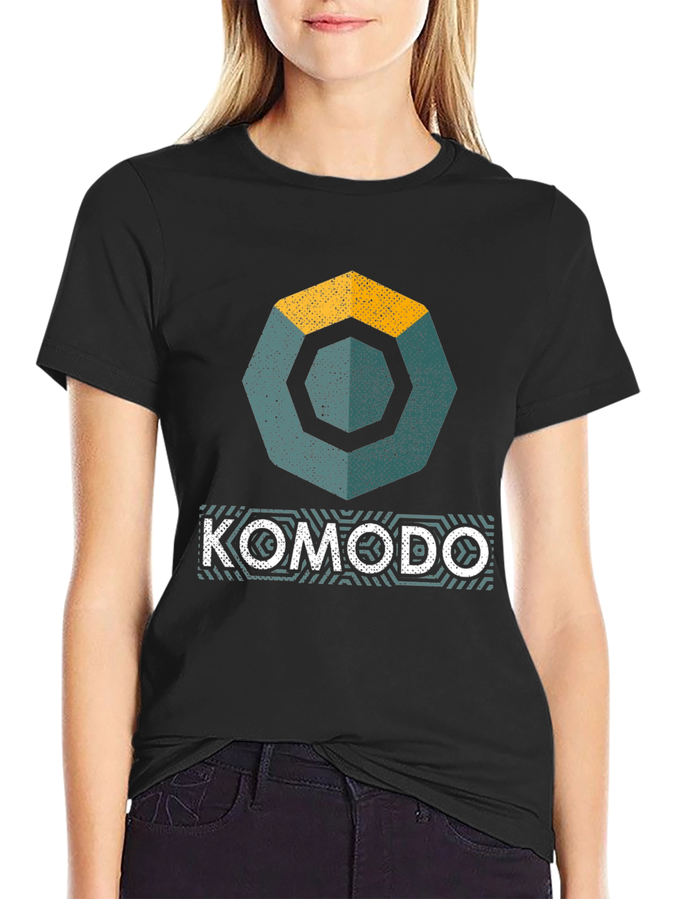 Komodo Graphic Tee - Modern Crypto T-Shirt