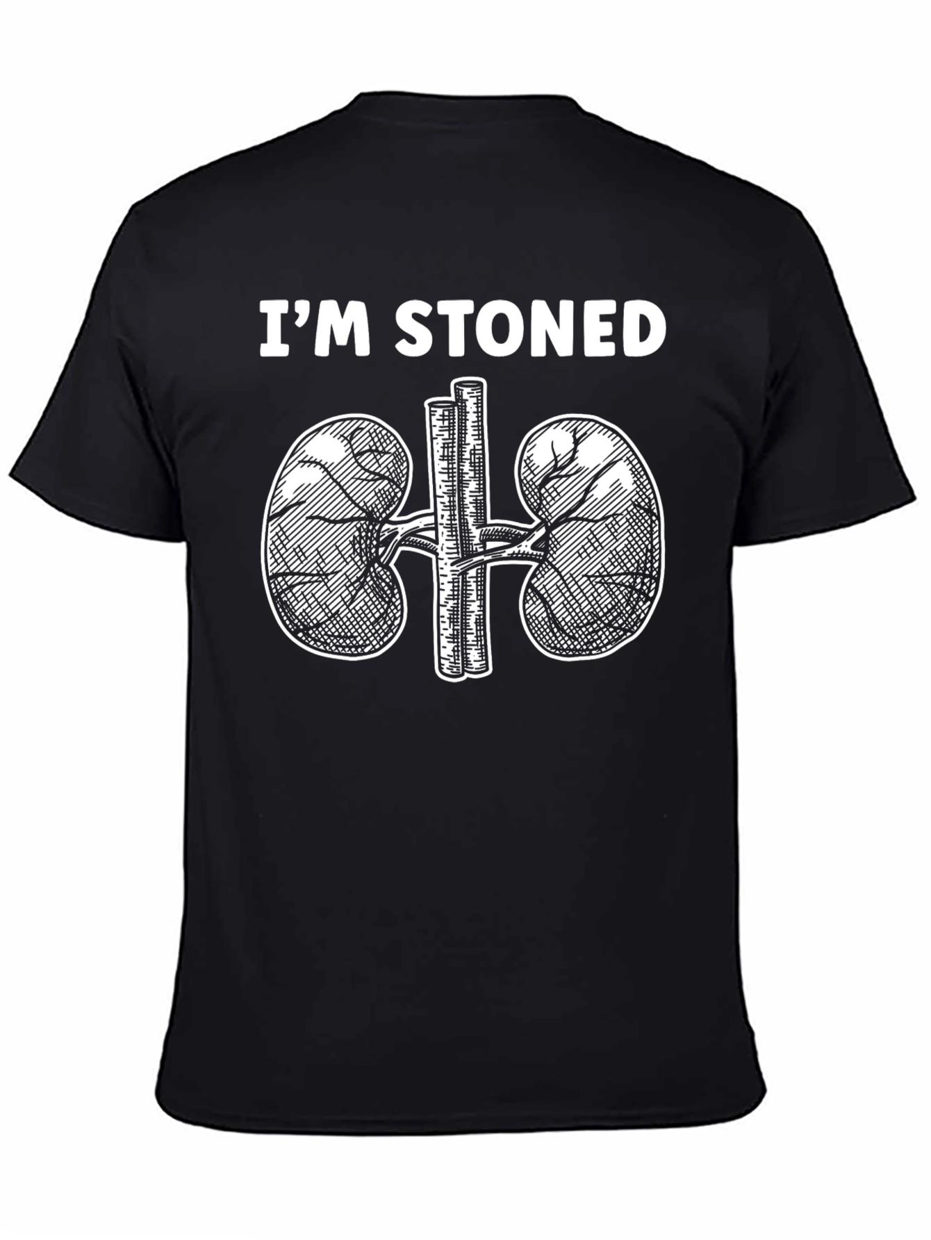 Im Stoned Kidney Humor Graphic Tee
