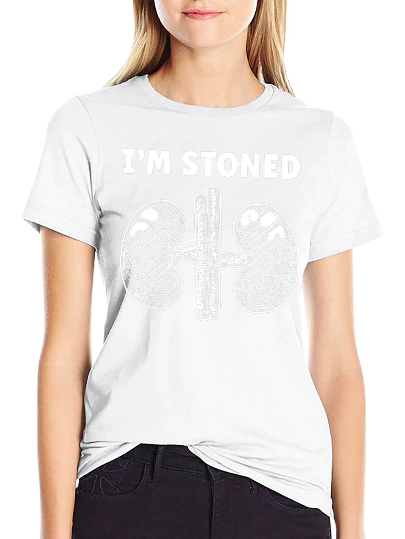Im Stoned Kidney Humor Graphic Tee