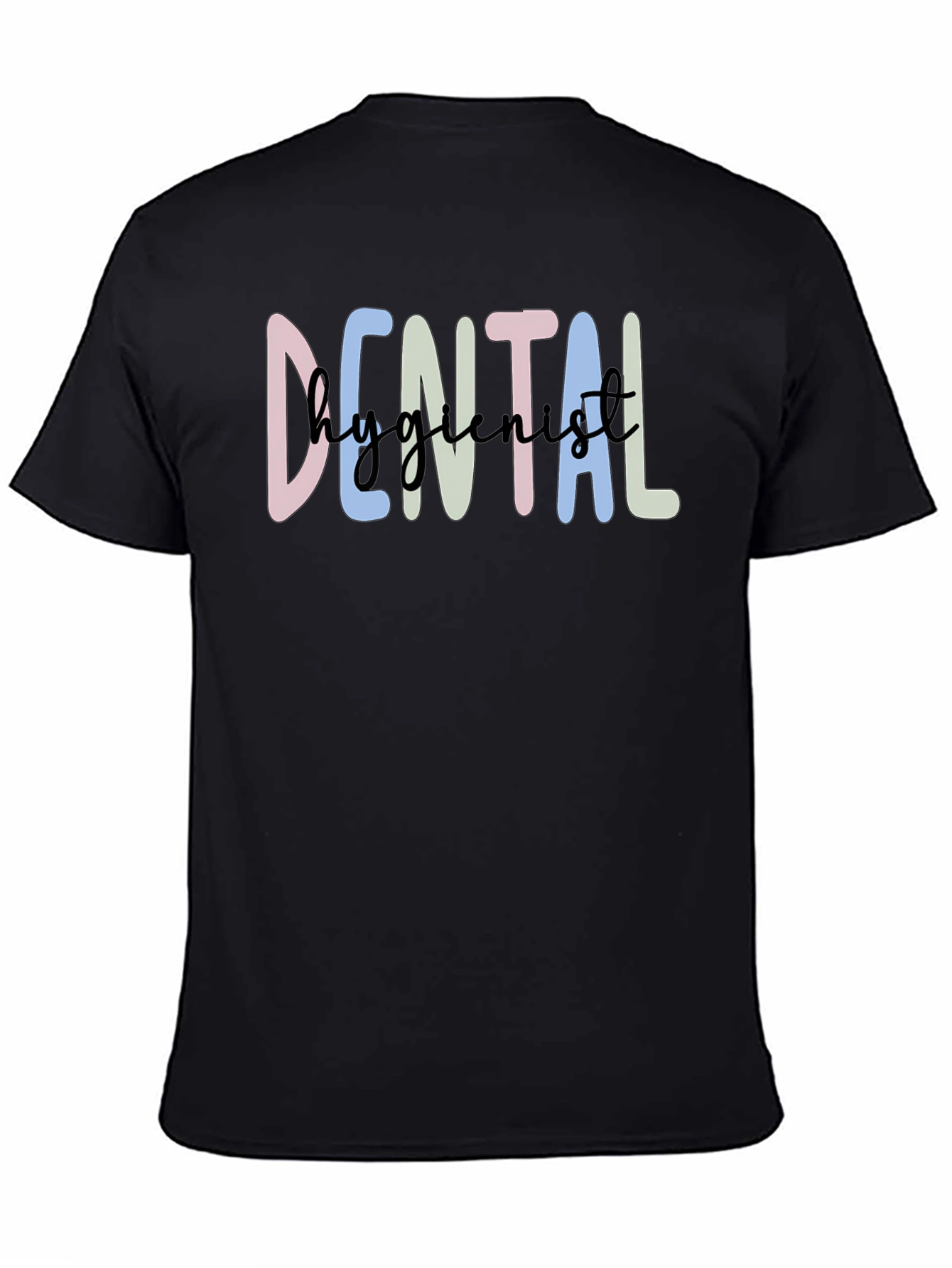 Dental Hygienist T-Shirt - Cute Pastel Design