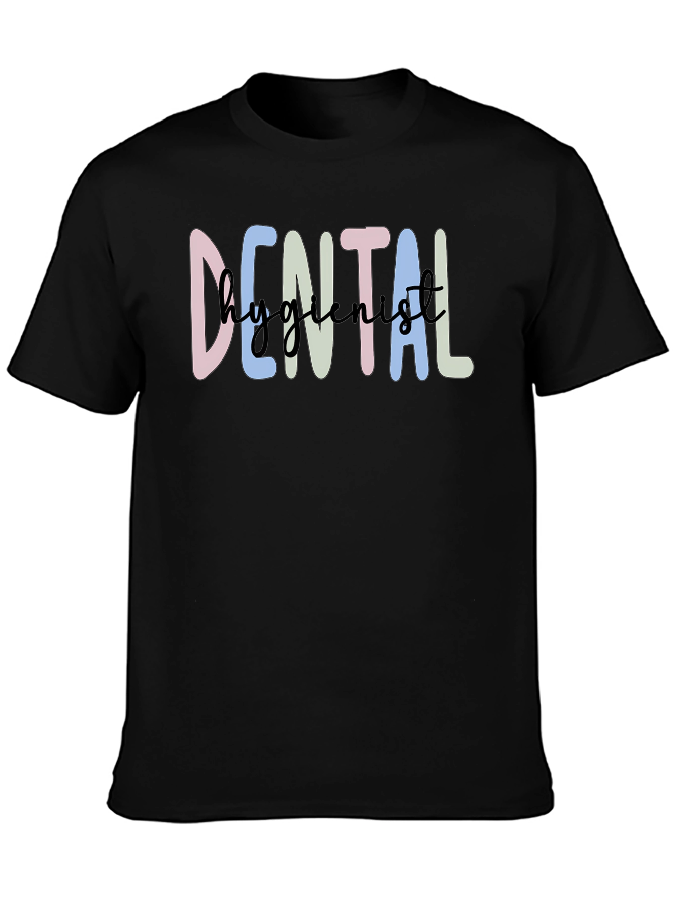 Dental Hygienist T-Shirt - Cute Pastel Design