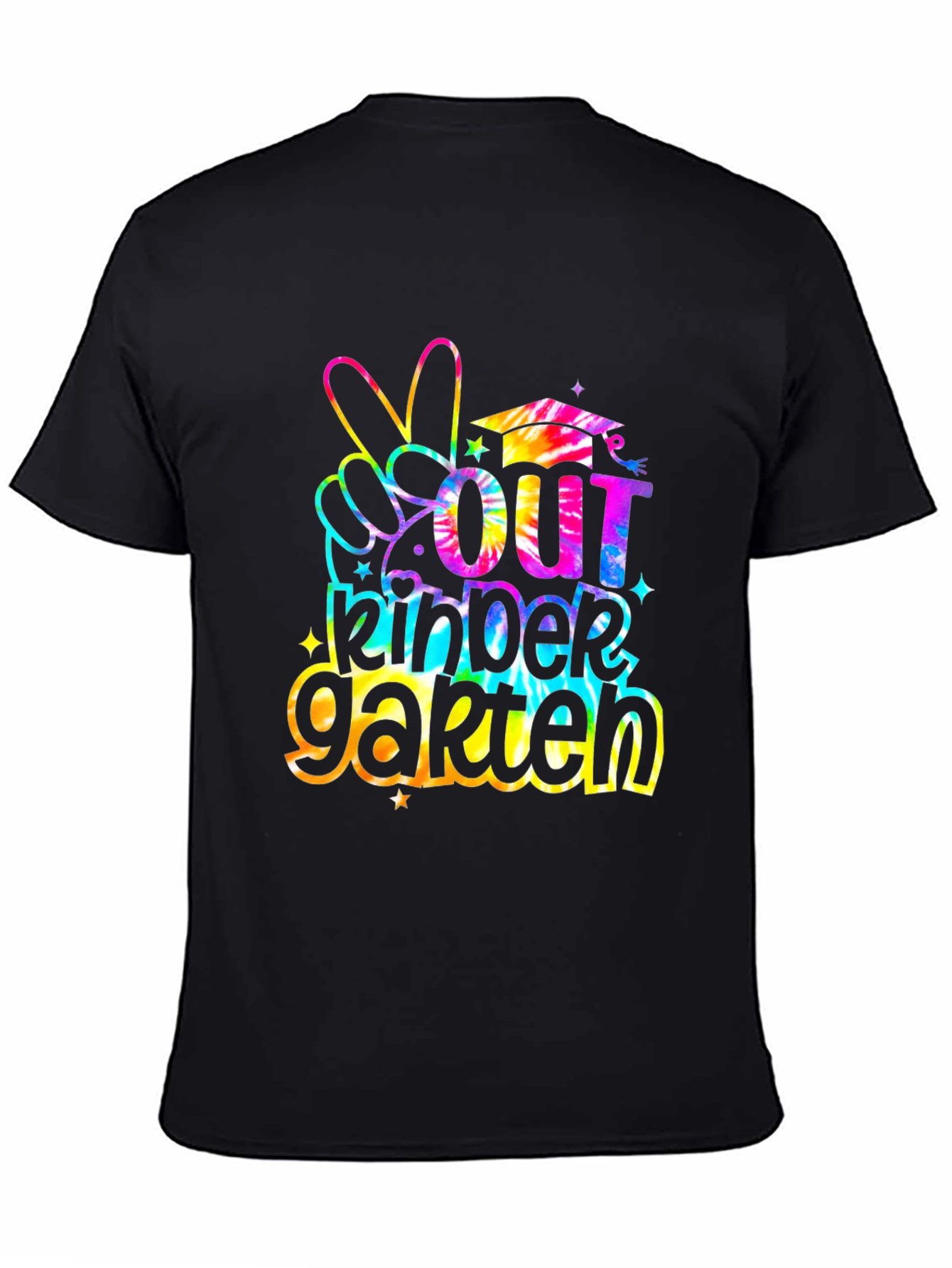 Out Kindergarten Tie Dye Graduation T-Shirt
