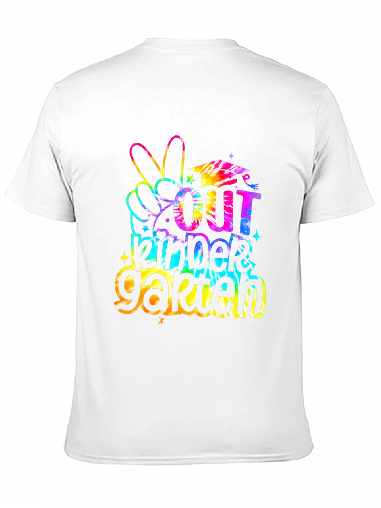Out Kindergarten Tie Dye Graduation T-Shirt