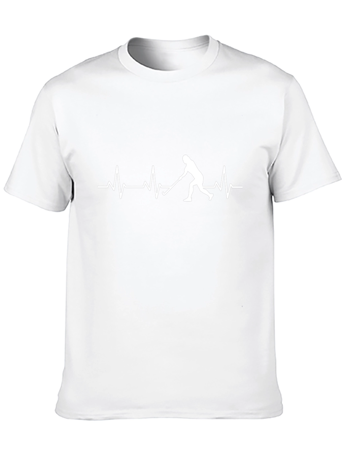 Hockey Heartbeat T-Shirt - Black