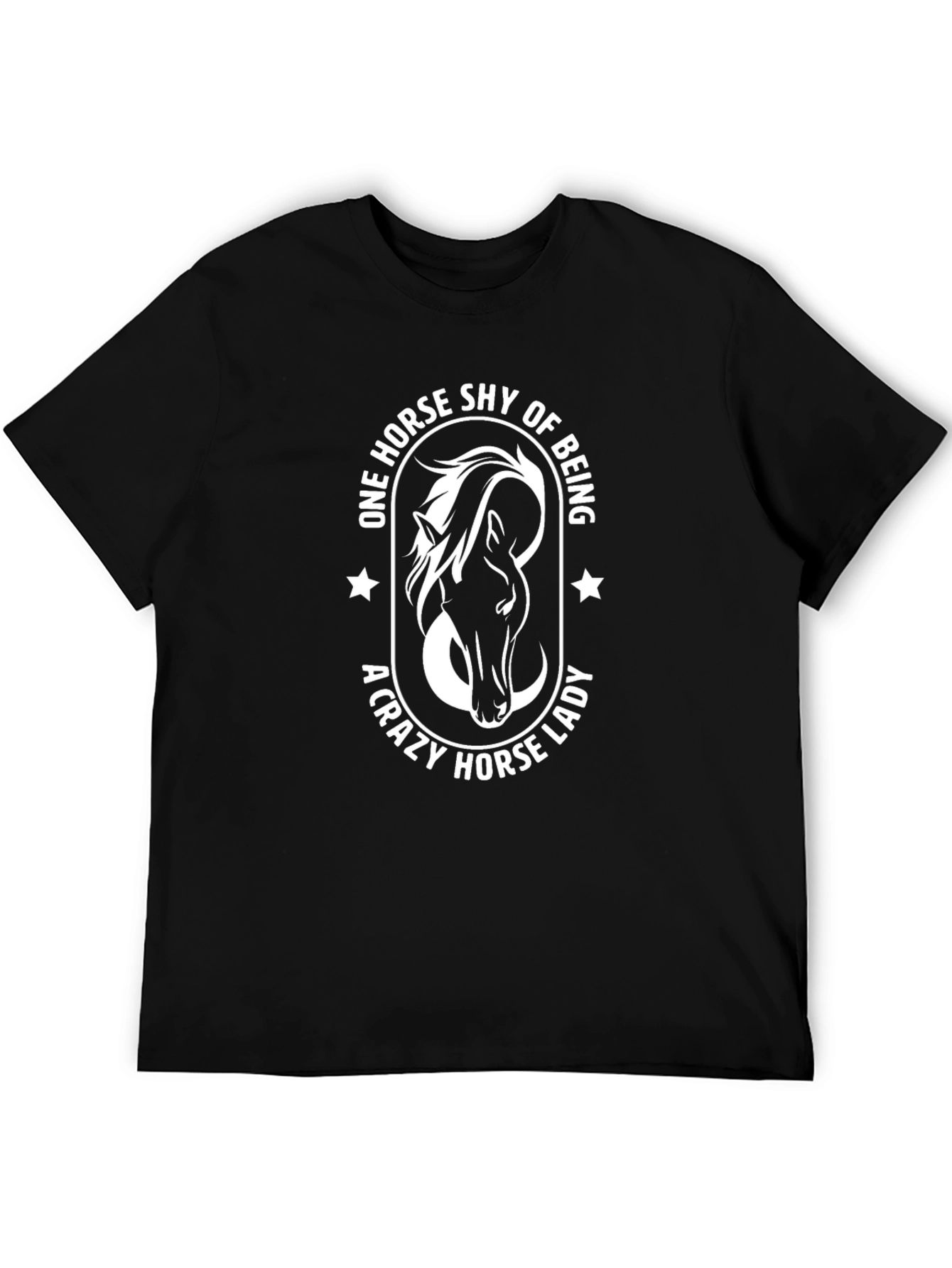 Horse Lady T-Shirt - Crazy Horse Design