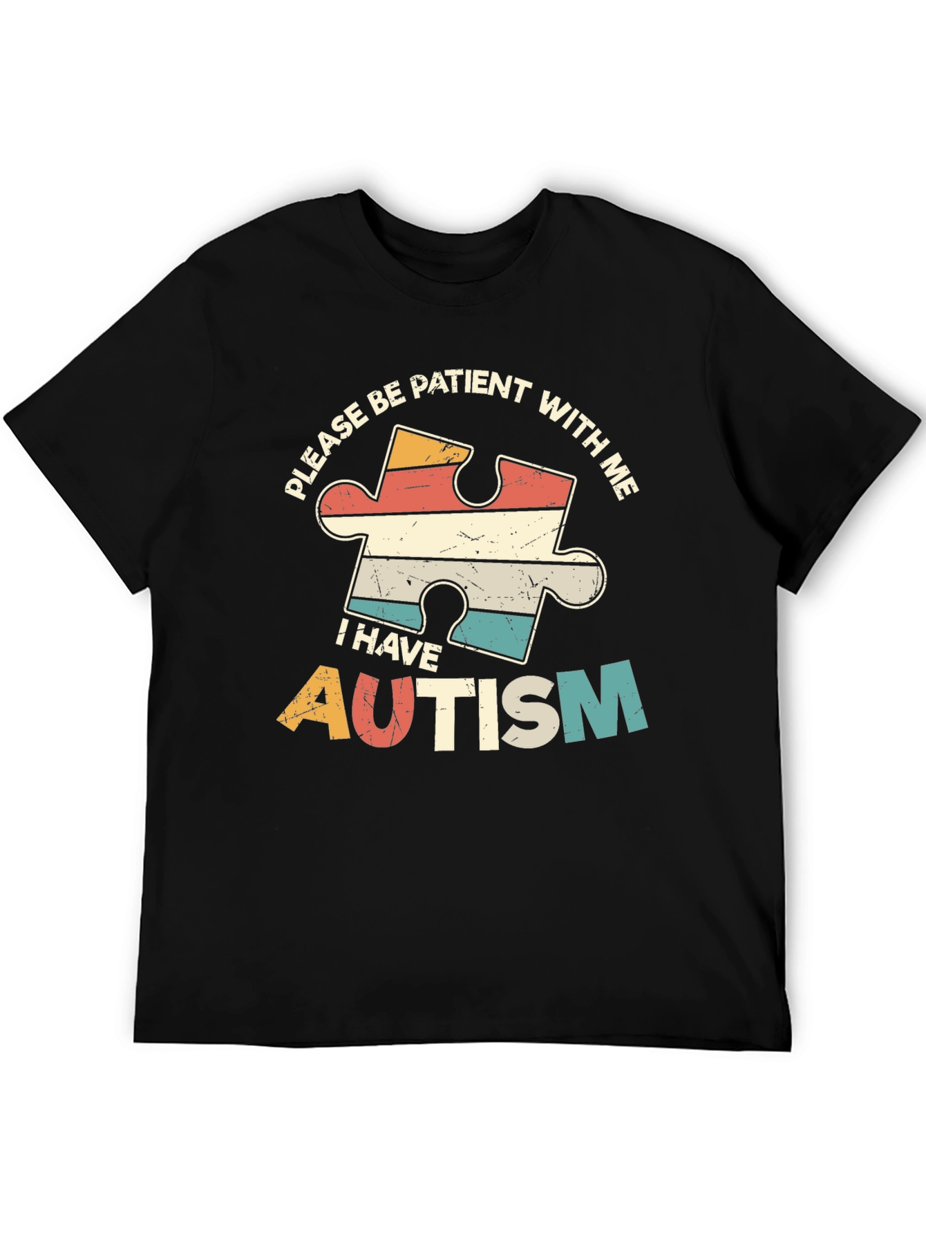 Autism Awareness T-Shirt - Please Be Patient With Me