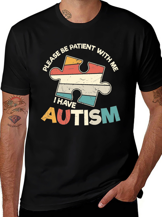 Autism Awareness T-Shirt - Please Be Patient With Me