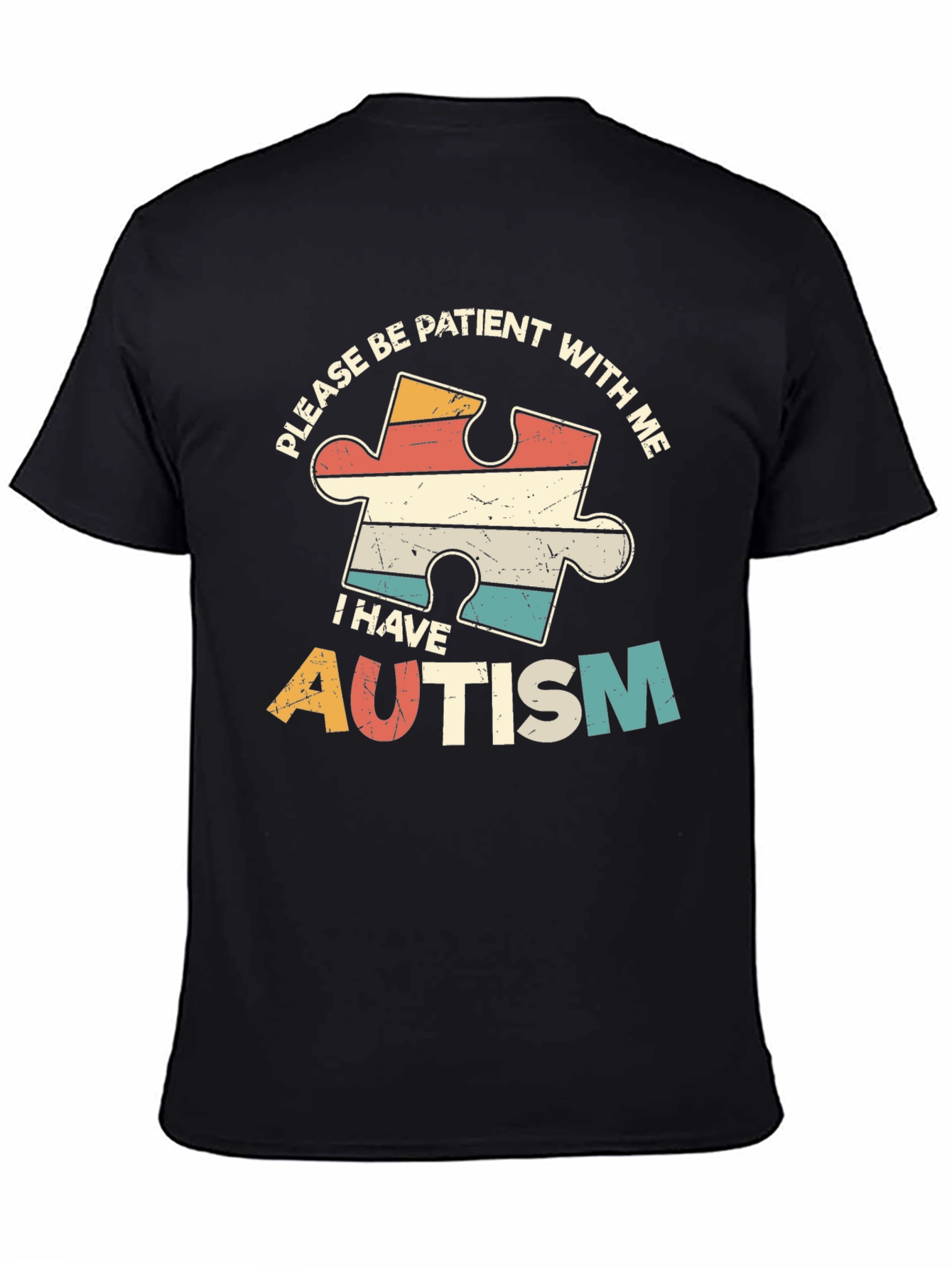 Autism Awareness T-Shirt - Please Be Patient With Me