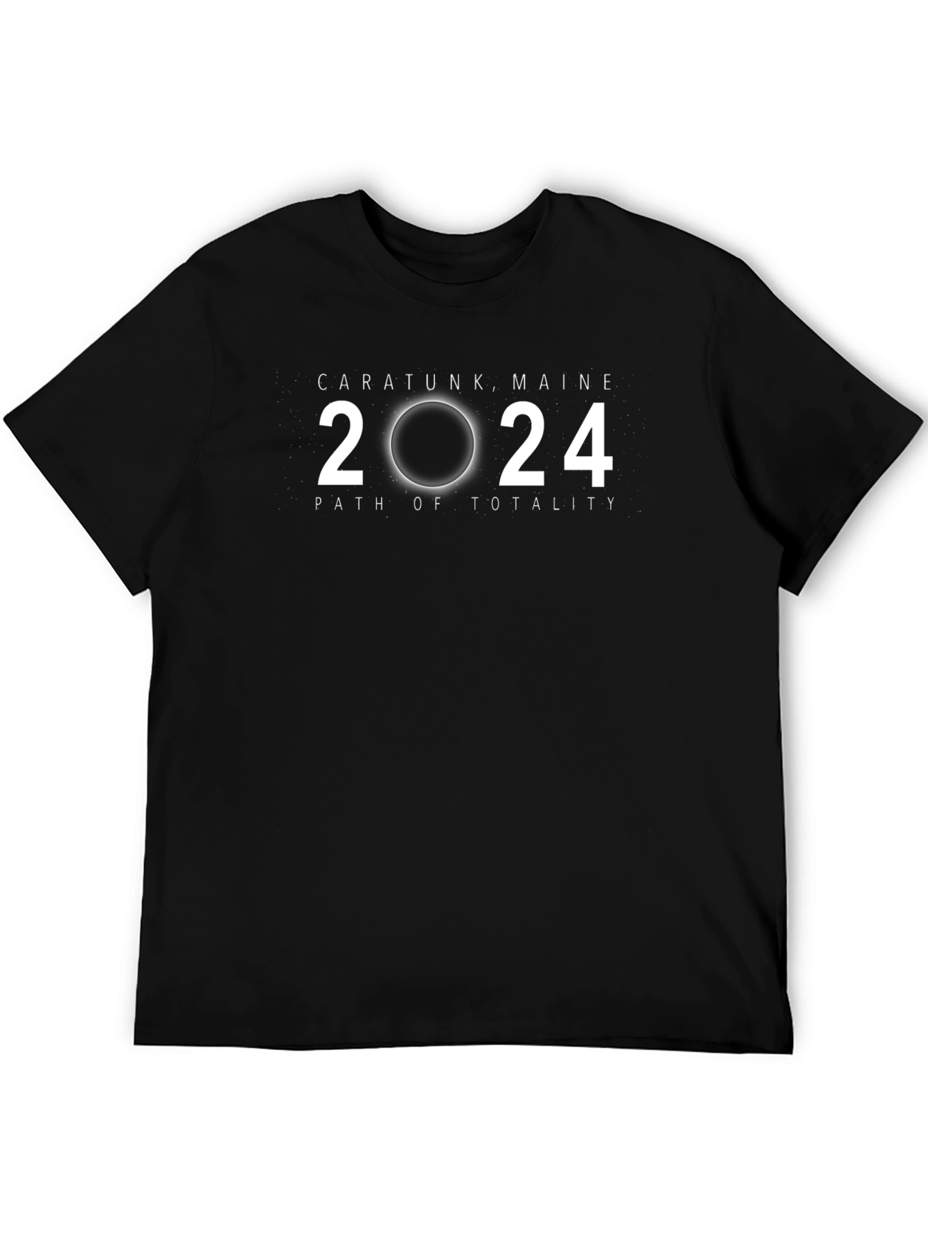 Caratunk Maine 2024 Path of Totality T-Shirt