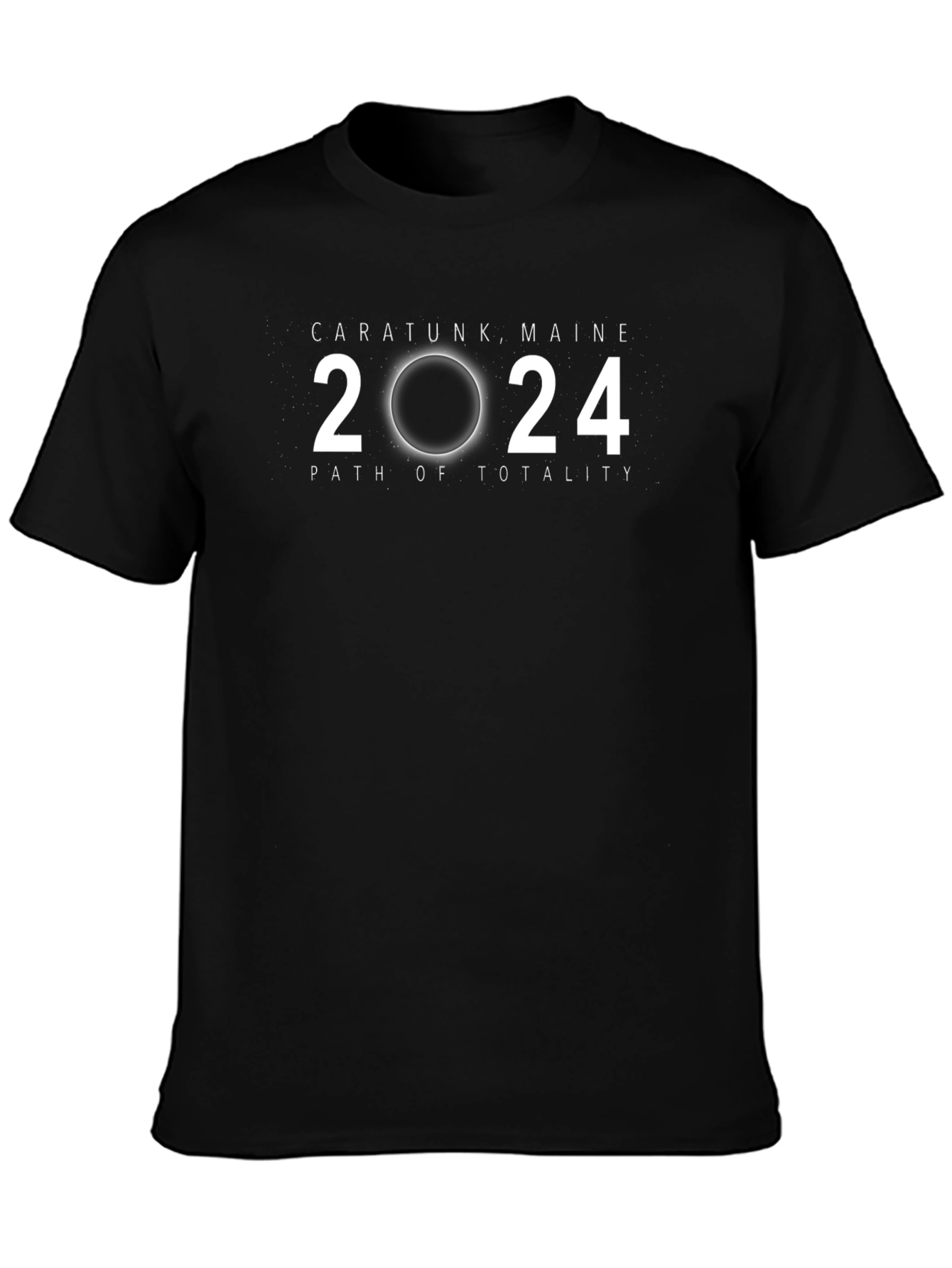 Caratunk Maine 2024 Path of Totality T-Shirt