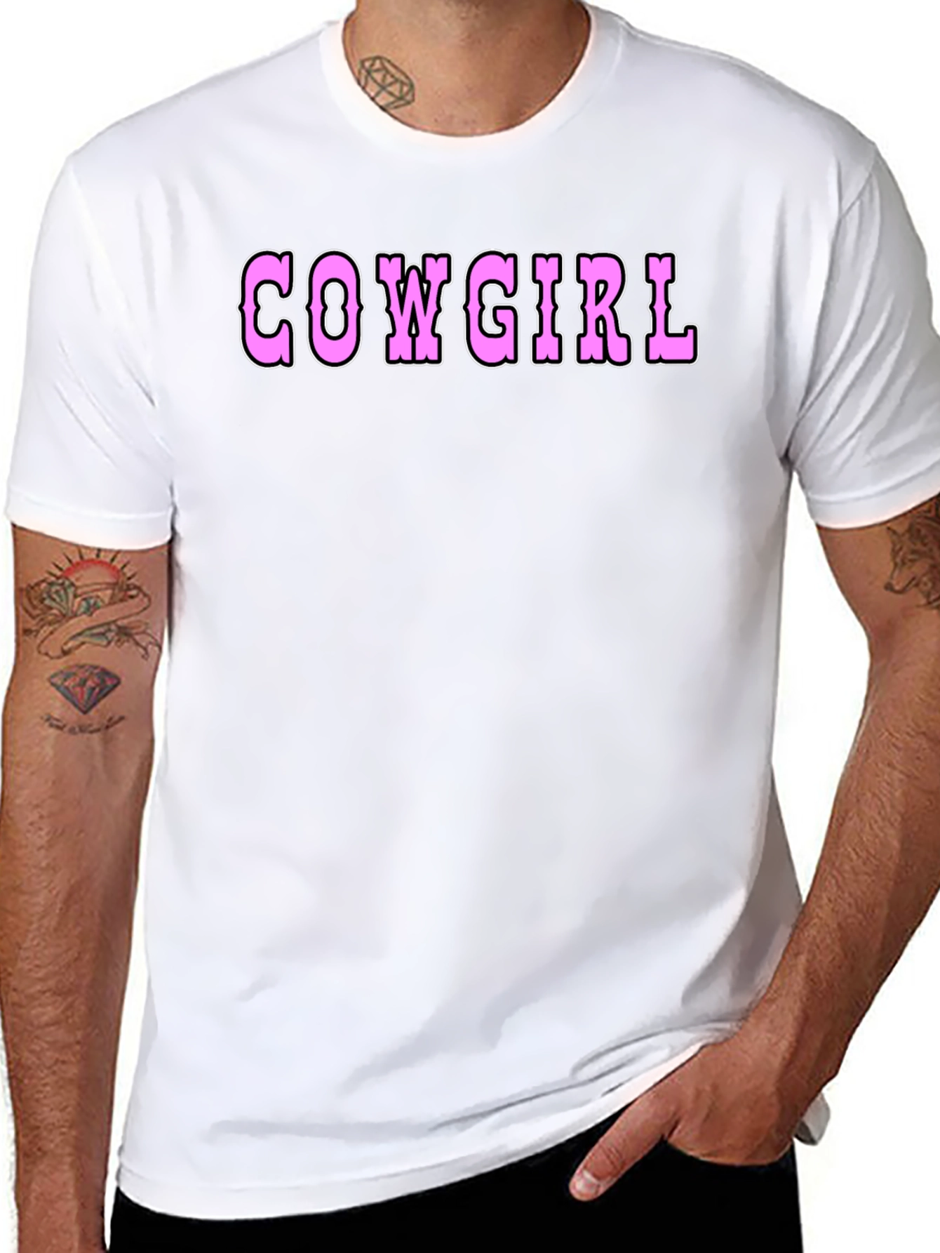 Cowgirl Graphic Tee - Western Style Shirt