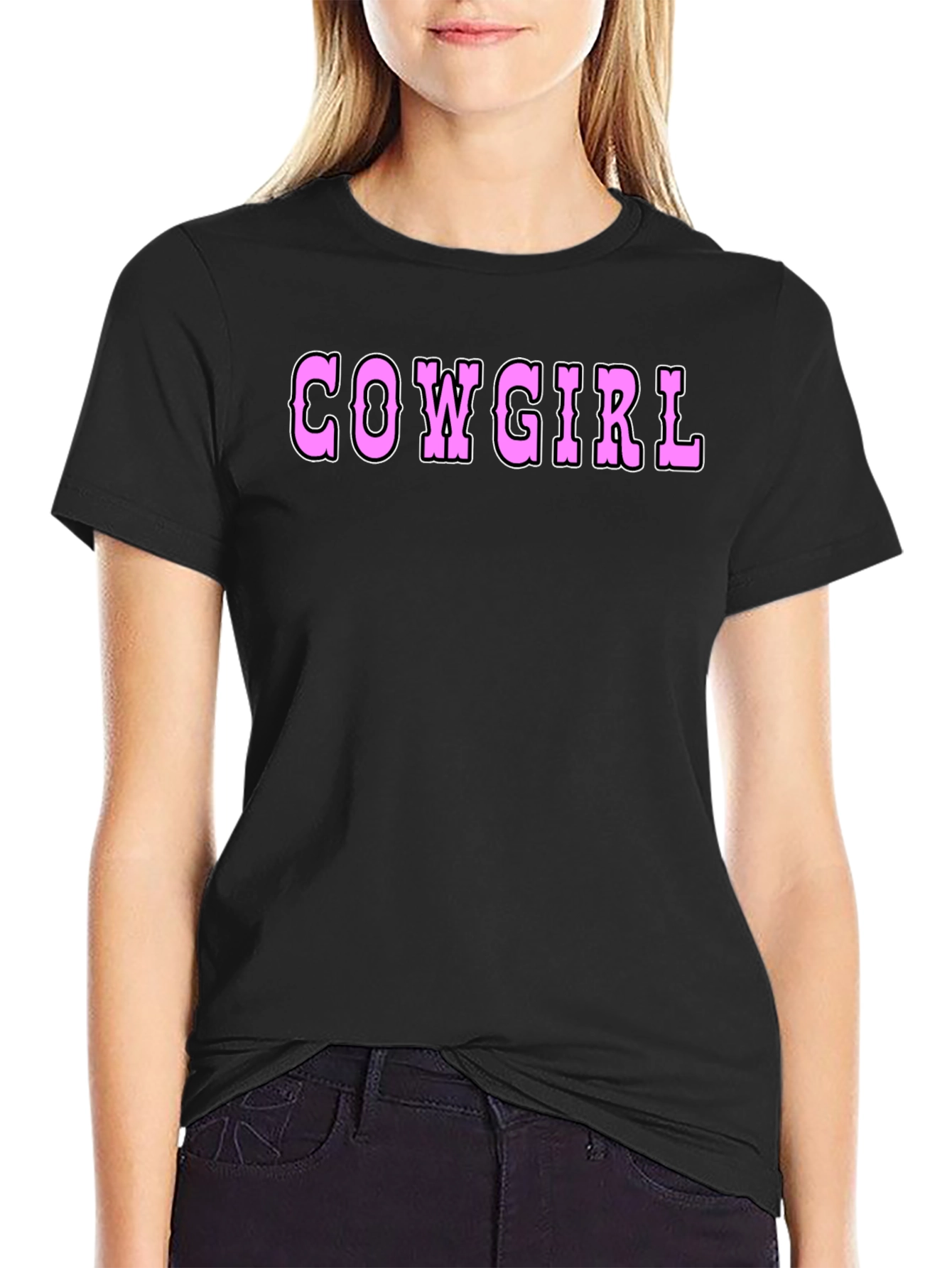 Cowgirl Graphic Tee - Western Style Shirt