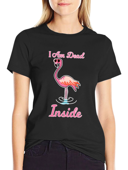 I Am Dead Inside Flamingo Graphic Tee