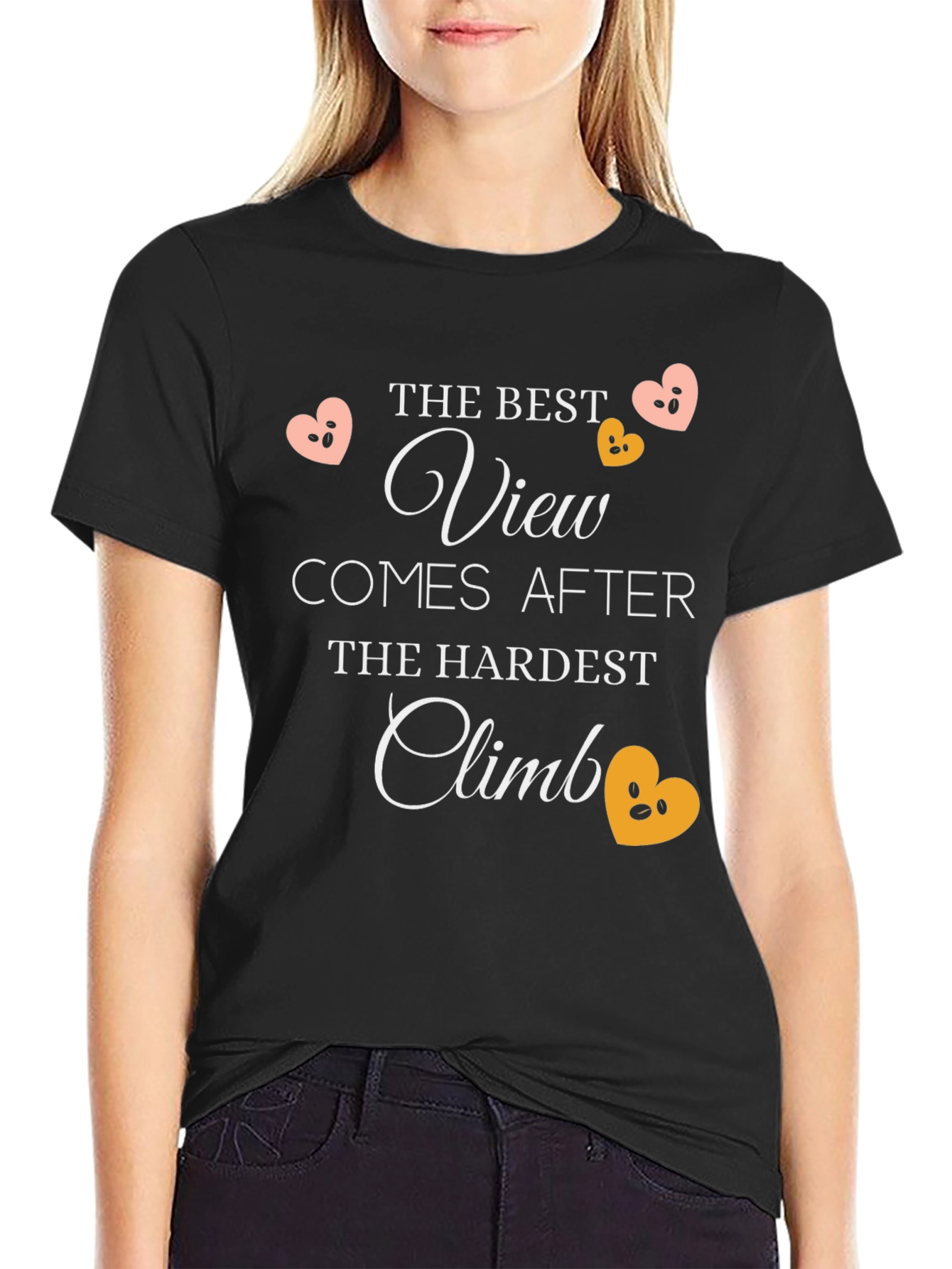Inspirational Climb T-Shirt - The Best View