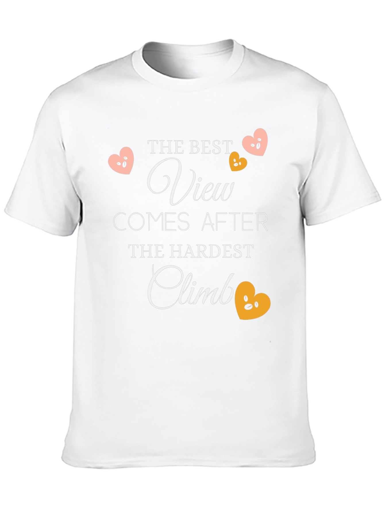 Inspirational Climb T-Shirt - The Best View