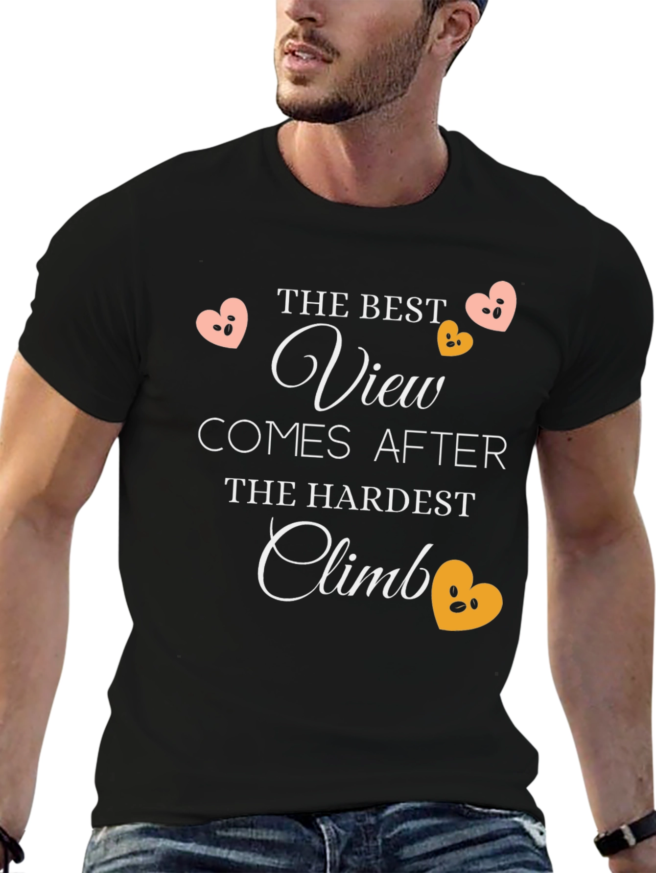 Inspirational Climb T-Shirt - The Best View