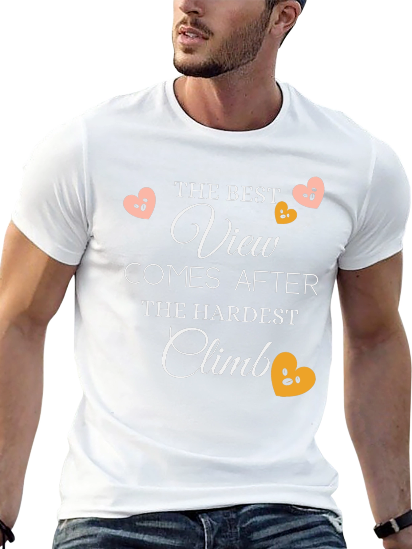 Inspirational Climb T-Shirt - The Best View