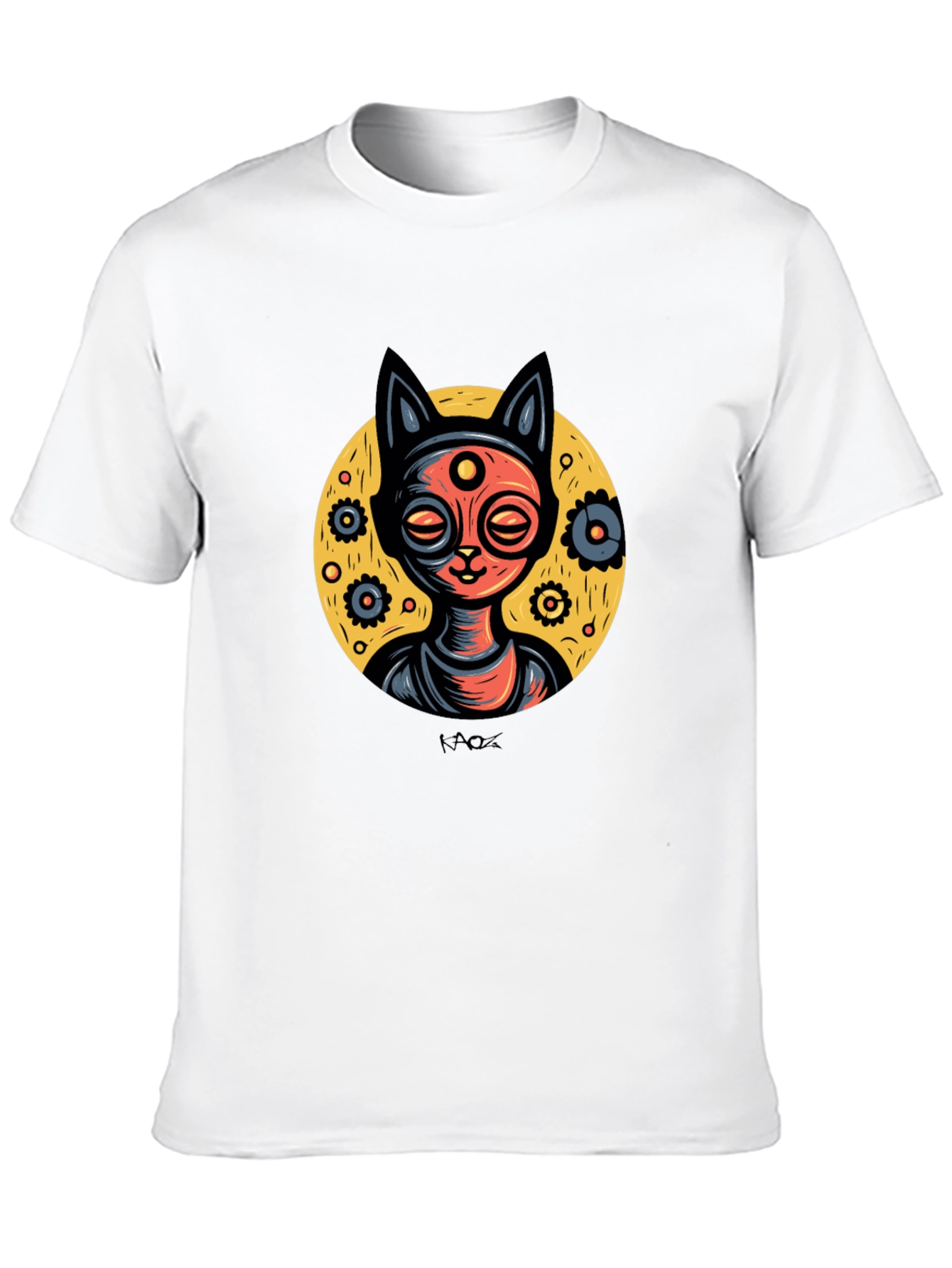 Cosmic Cat T-Shirt - Stylish Graphic Tee