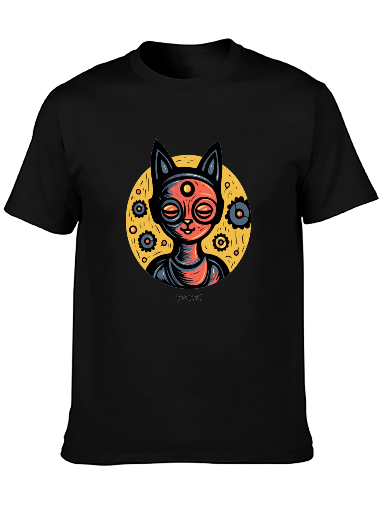 Cosmic Cat T-Shirt - Stylish Graphic Tee