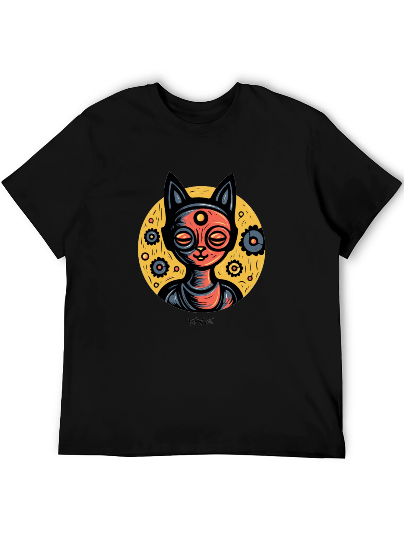 Cosmic Cat T-Shirt - Stylish Graphic Tee