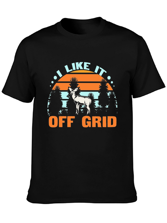 I Like It Off Grid Deer T-Shirt