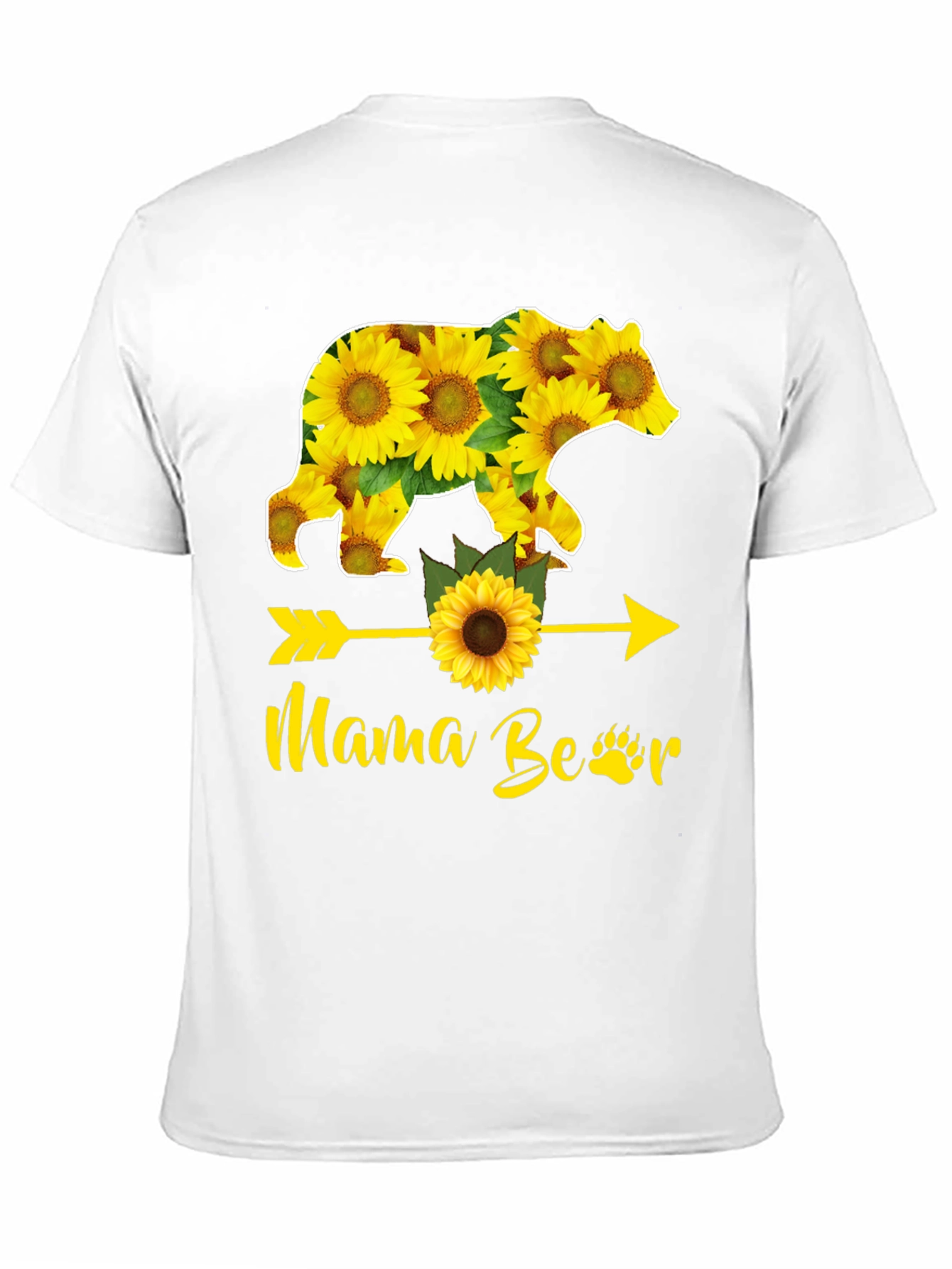 Mama Bear Sunflower Graphic Tee