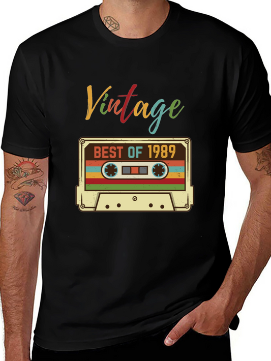 Vintage Best of 1989 Cassette Tape T-Shirt