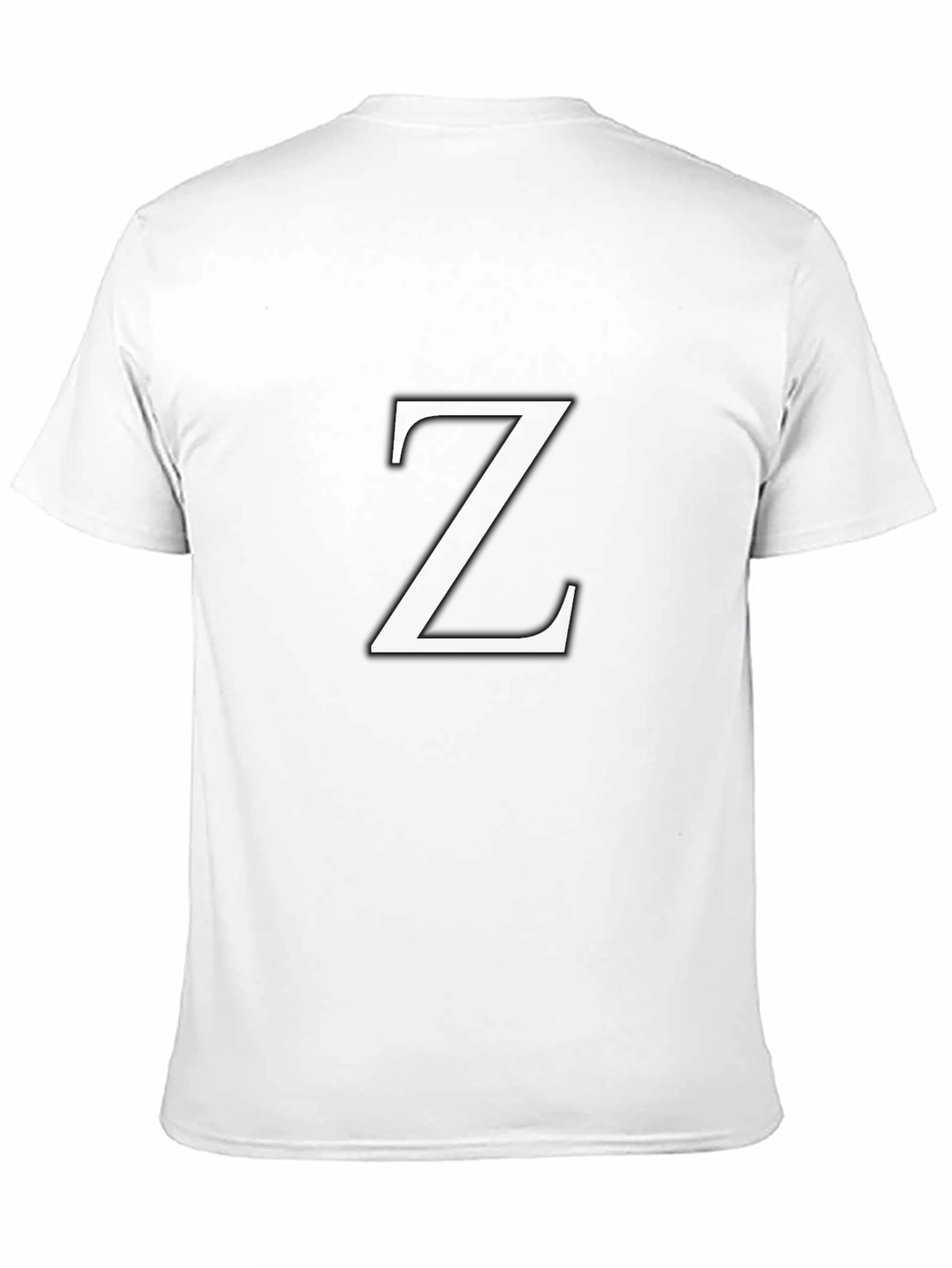 Modern Black T-Shirt with Bold Z Design