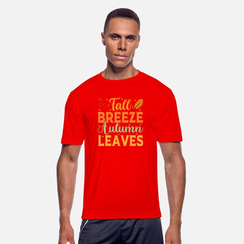 Fall Breeze Autumn Leaves Shirts, Maple Leaf Fall