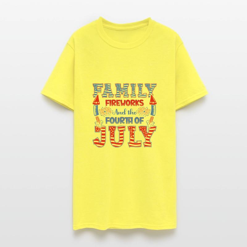 Family Fireworks And The Fourth Of July