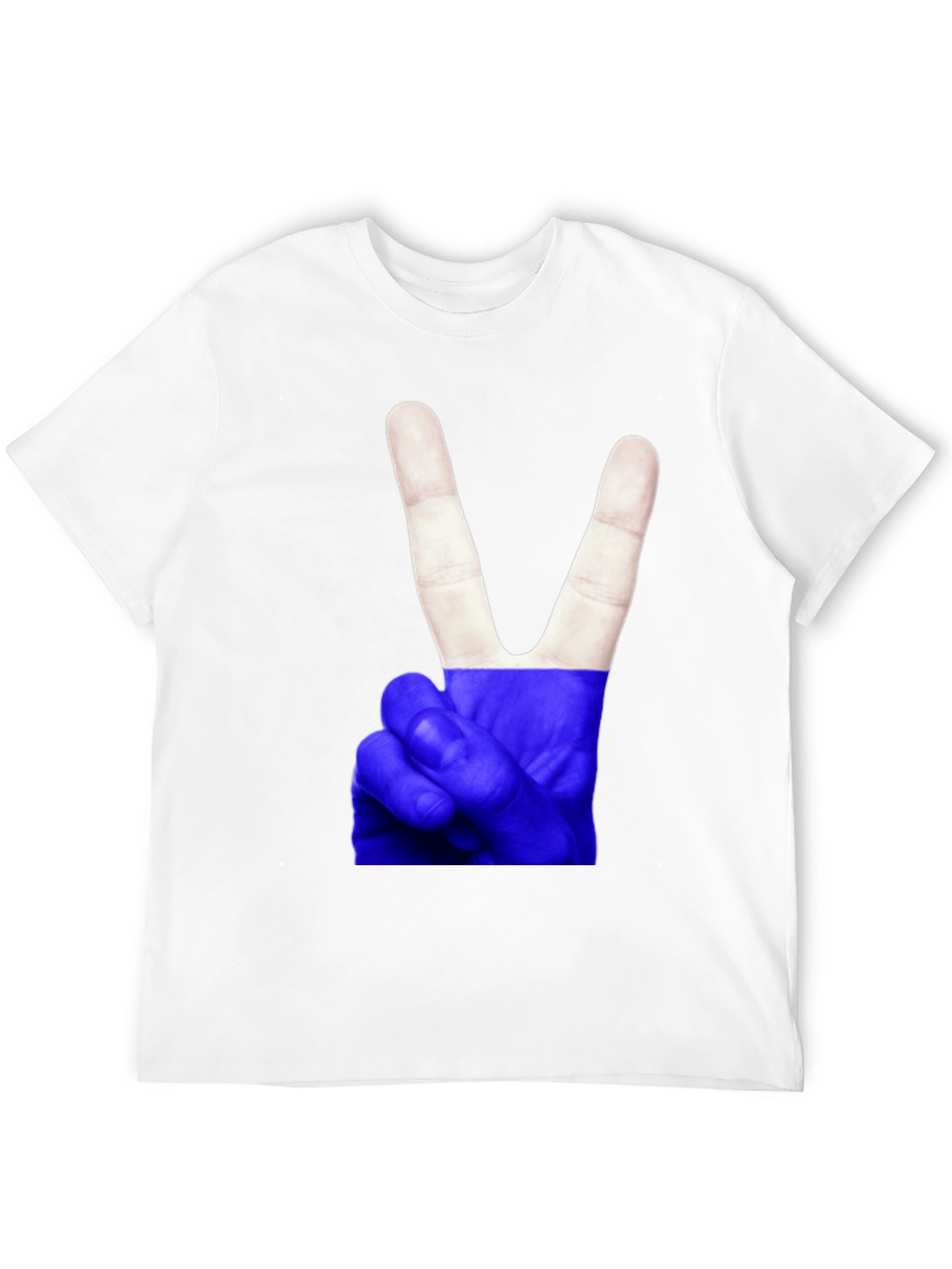 Peace Sign Graphic T-Shirt - Black