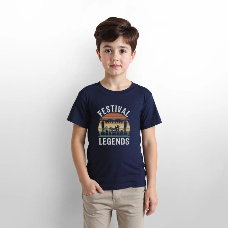 Festival Legends Music Stage Silhouette with