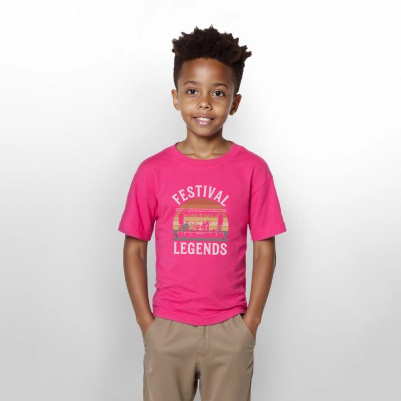 Festival Legends Music Stage Silhouette with