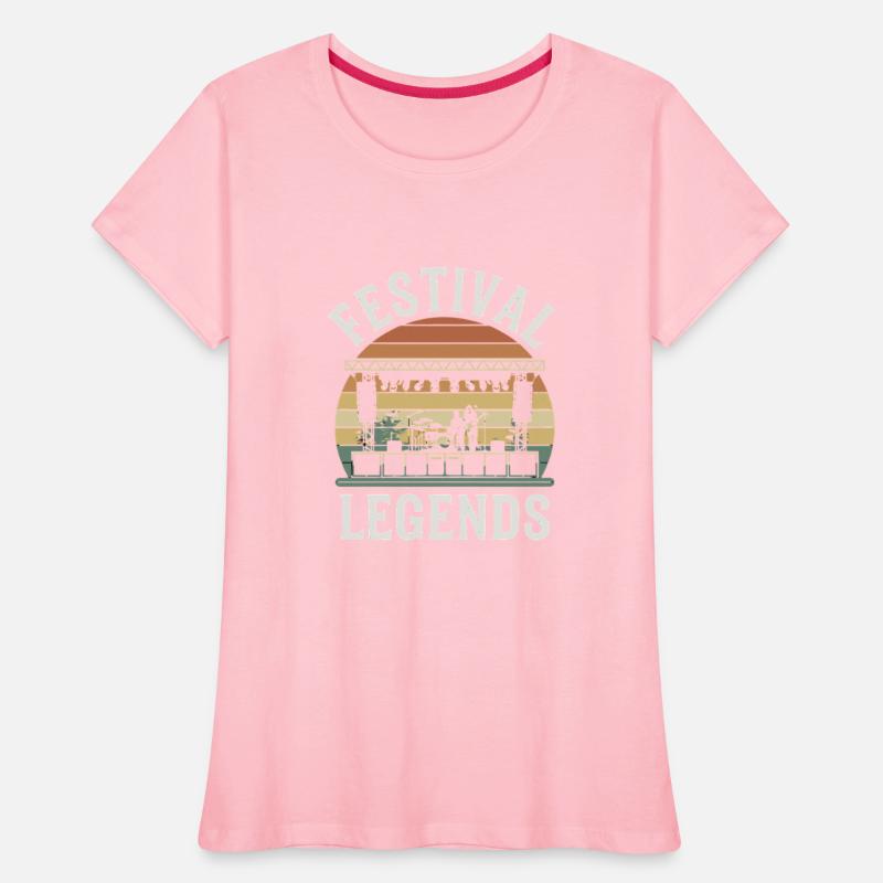 Festival Legends Music Stage Silhouette with