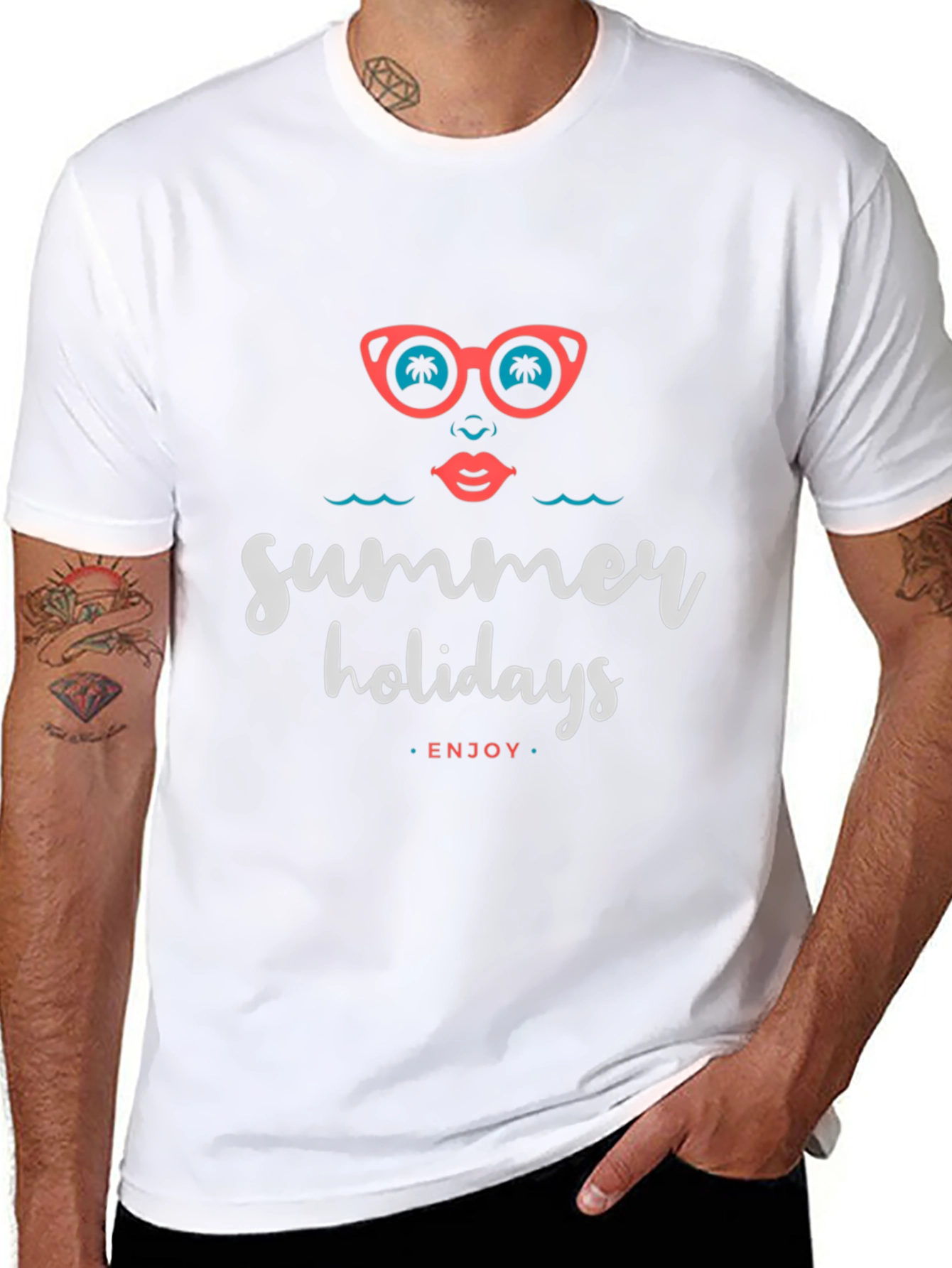 Summer Holidays Graphic T-Shirt