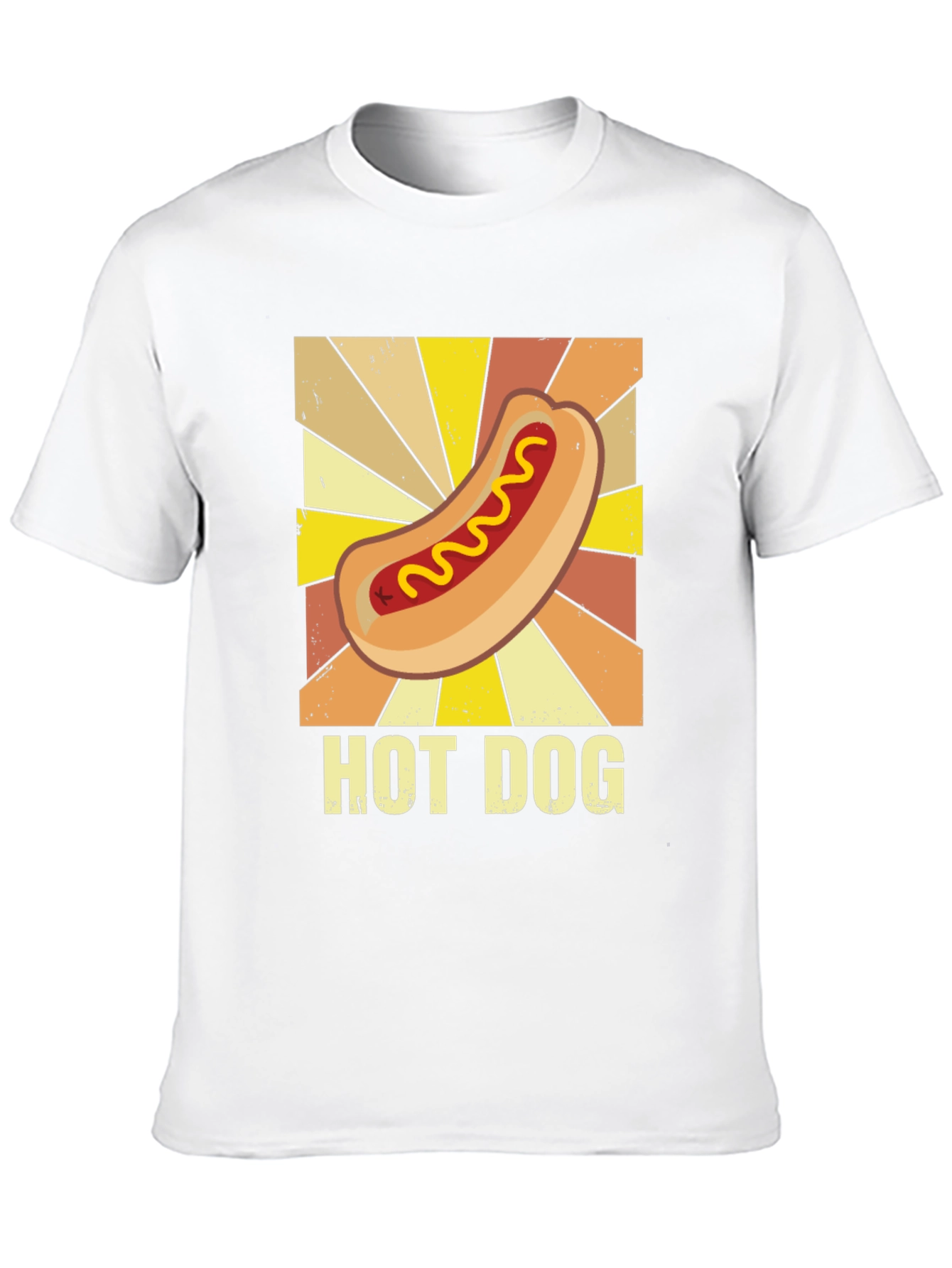 Retro Hot Dog Graphic Tee - Unisex
