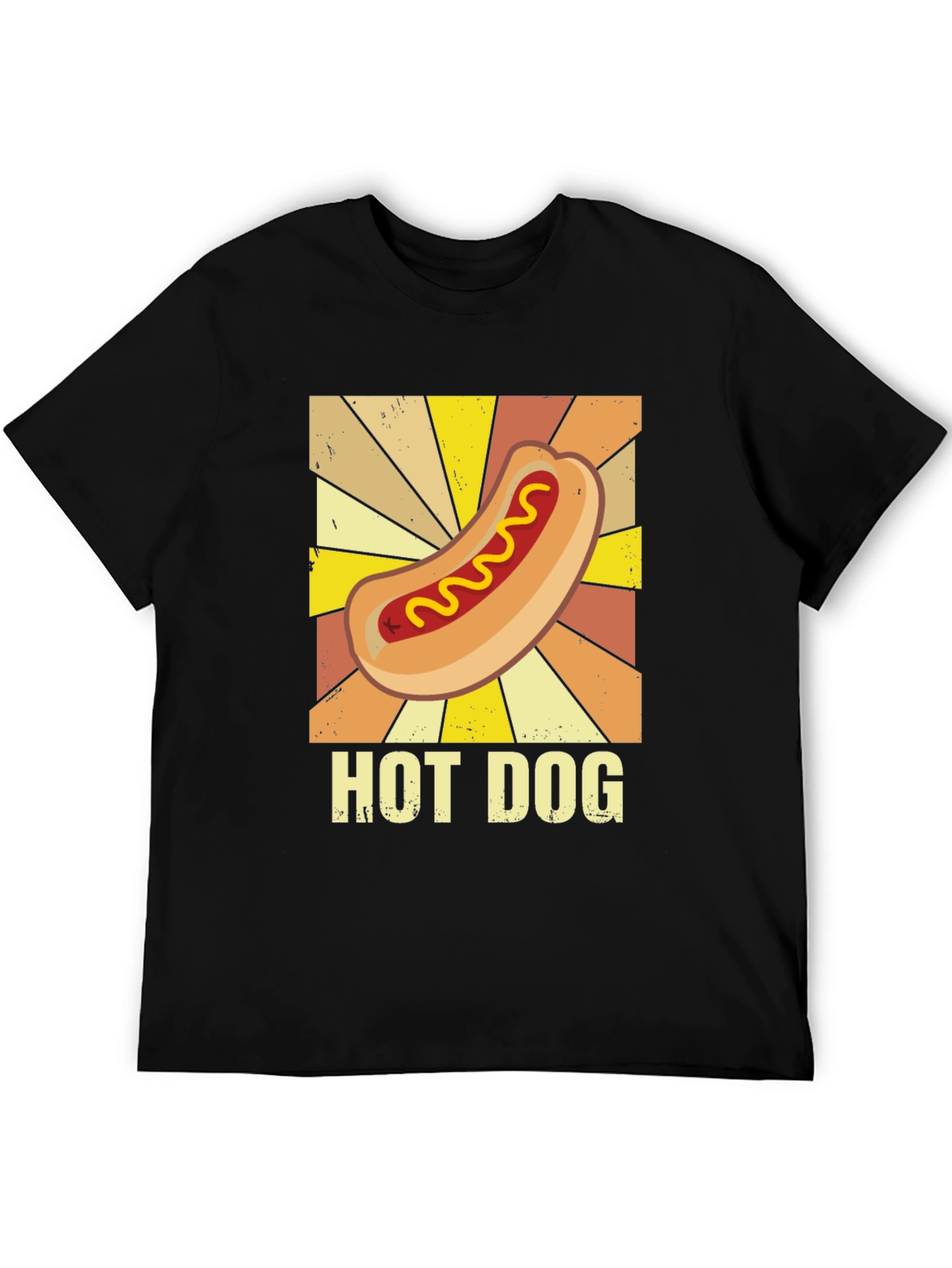 Retro Hot Dog Graphic Tee - Unisex