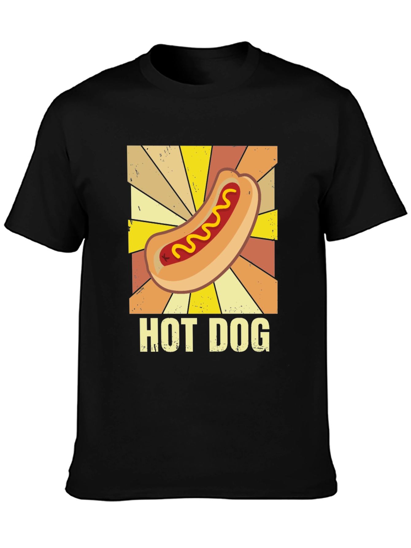 Retro Hot Dog Graphic Tee - Unisex