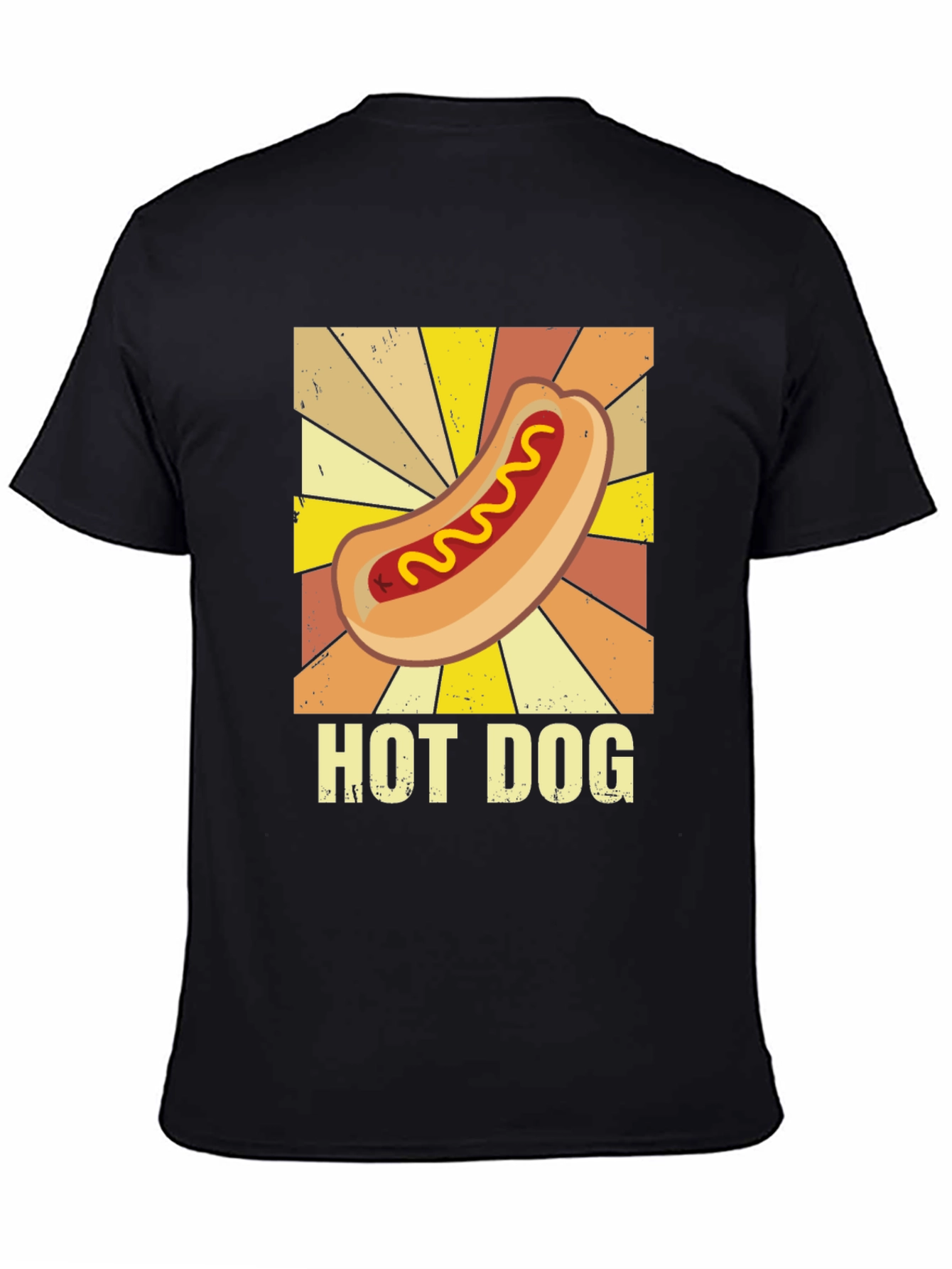 Retro Hot Dog Graphic Tee - Unisex