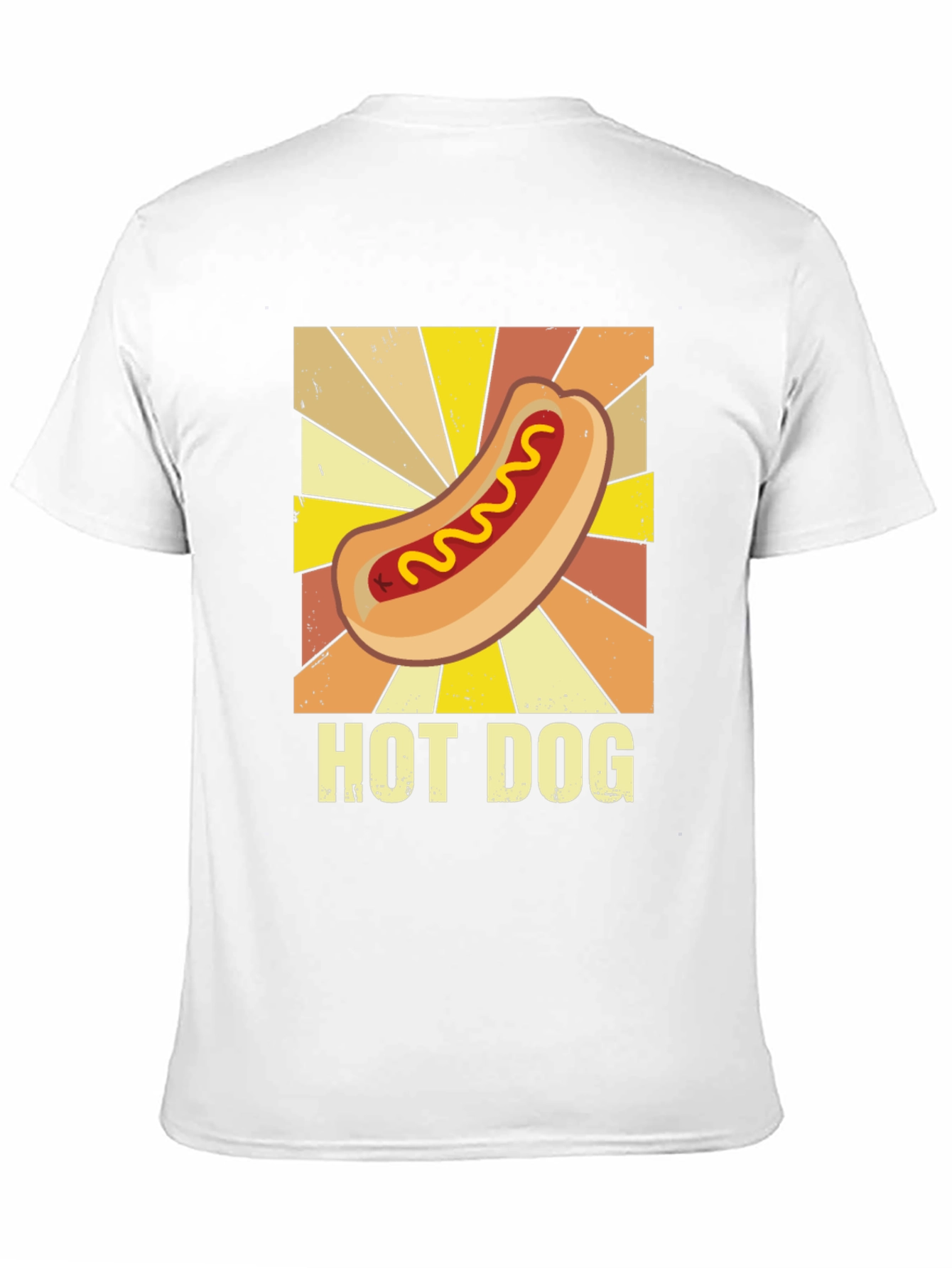 Retro Hot Dog Graphic Tee - Unisex