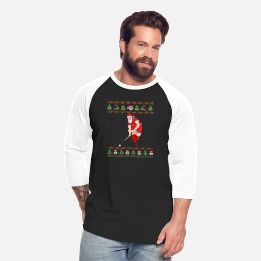 Field Hockey Ugly Christmas Santa Claus