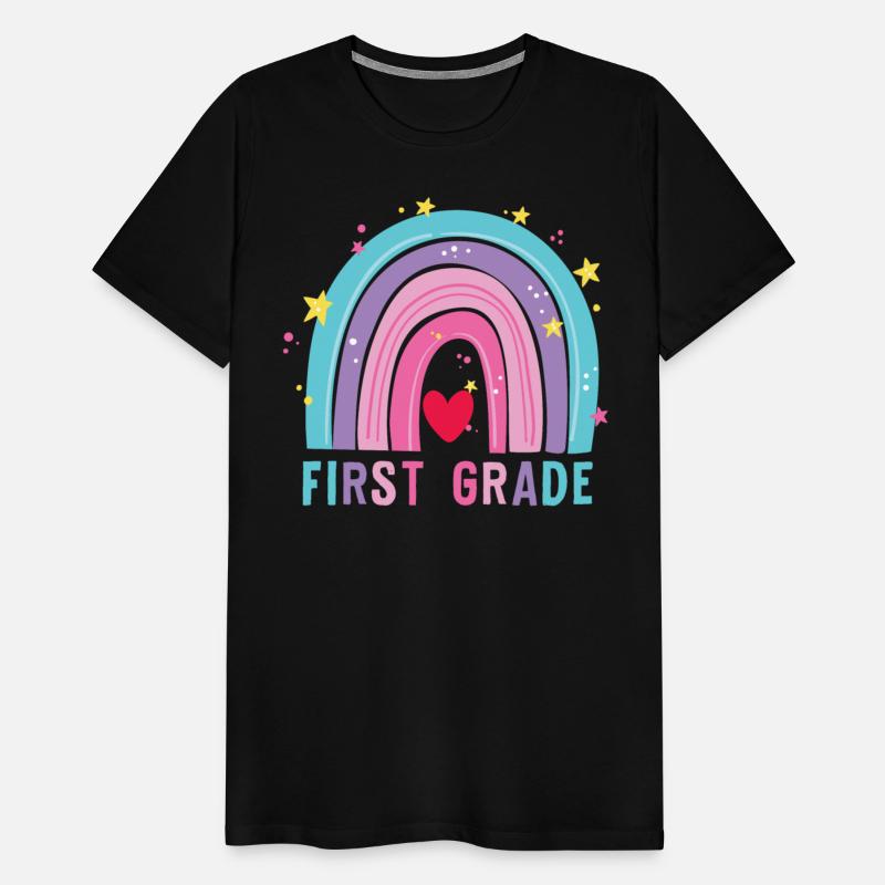 First Grade Rainbow Girls Boys Teacher