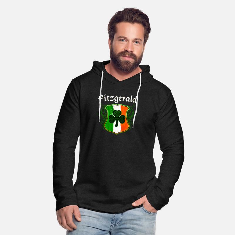 Fitzgerald Irish Surname Ireland Flag Shield