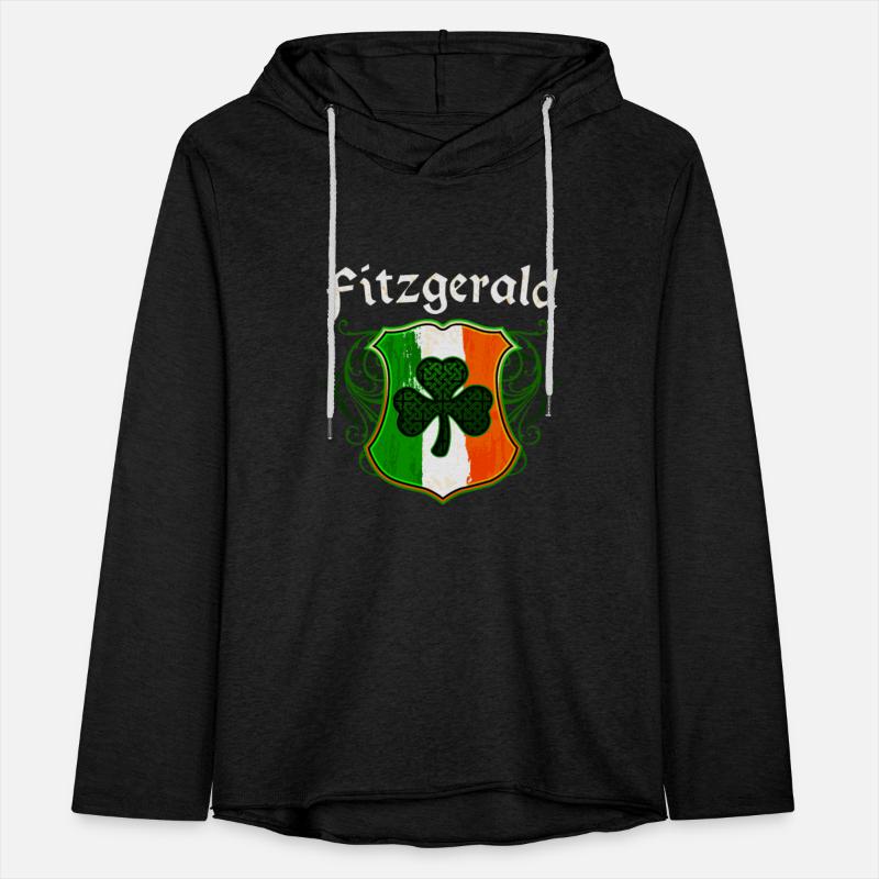Fitzgerald Irish Surname Ireland Flag Shield