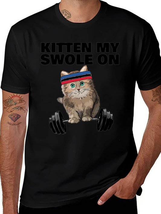 Kitten My Swole On T-Shirt