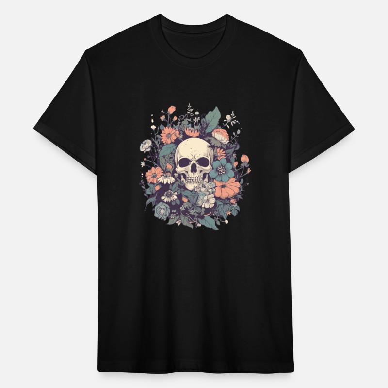 Floral Skull Goth