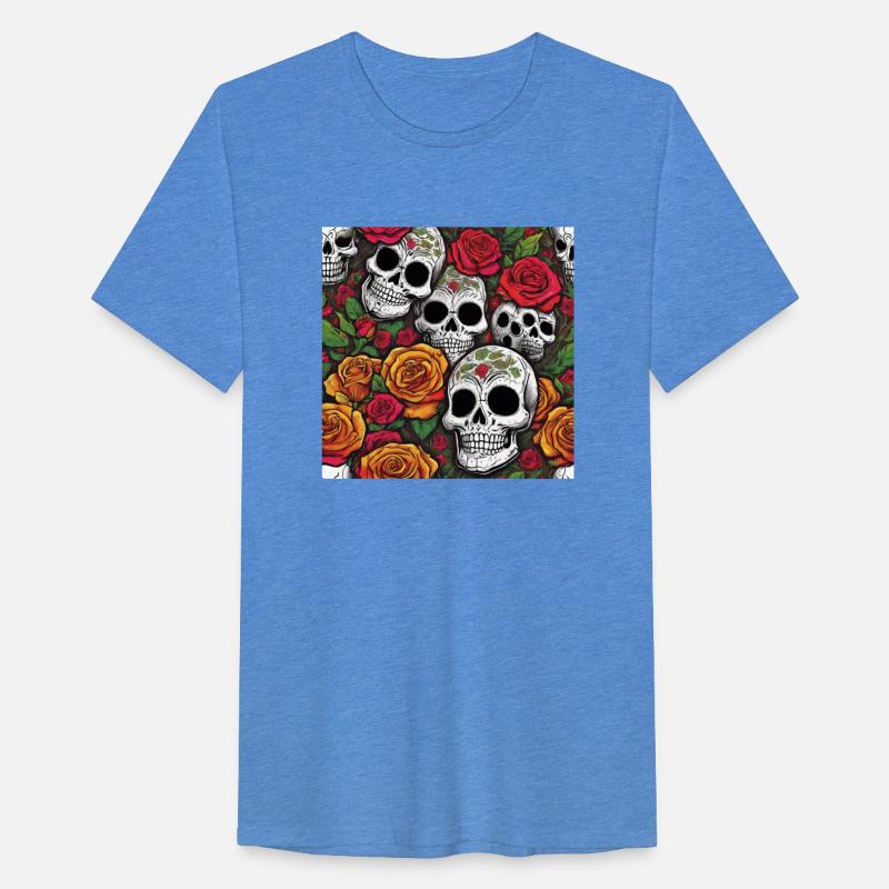 Floral Sugar Skull Art