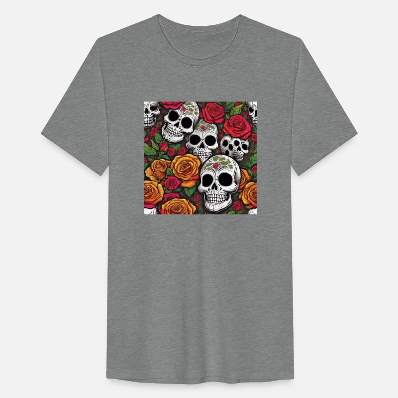 Floral Sugar Skull Art